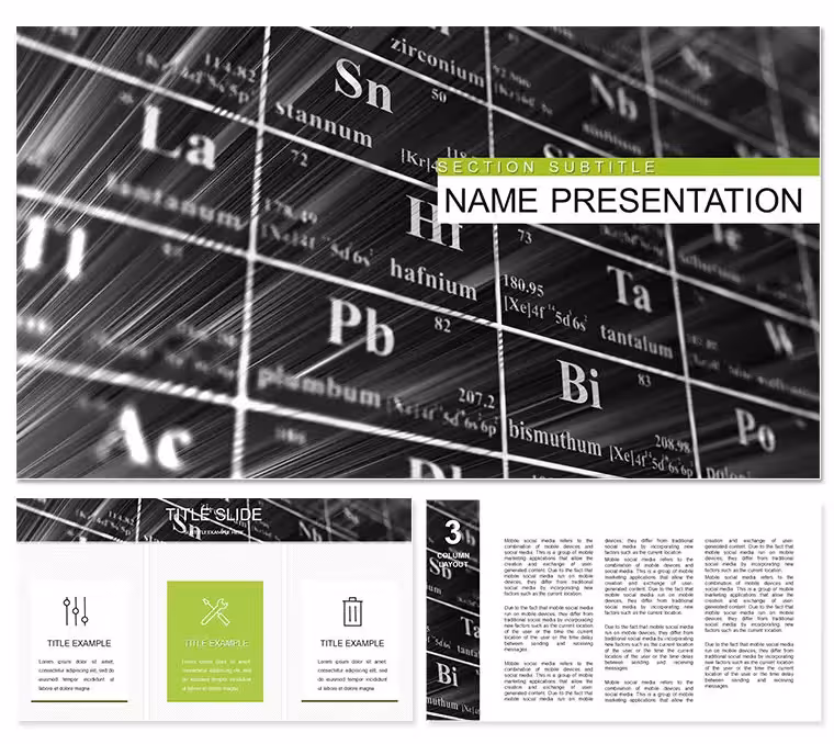 Chemical Periodic Table PowerPoint Template - Download PPT