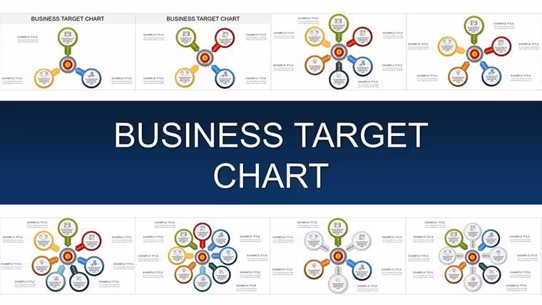 Business Target Keynote Charts: 38 Slide Template