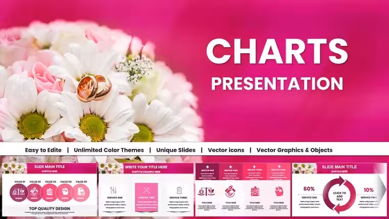 Wedding Keynote Charts Template: Weave Romance into Every Detail