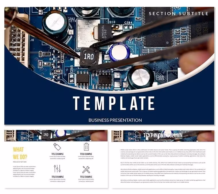 Circuit Board Repair PowerPoint templates