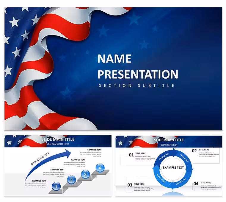American Culture PowerPoint Template: Celebrate Heritage Visually