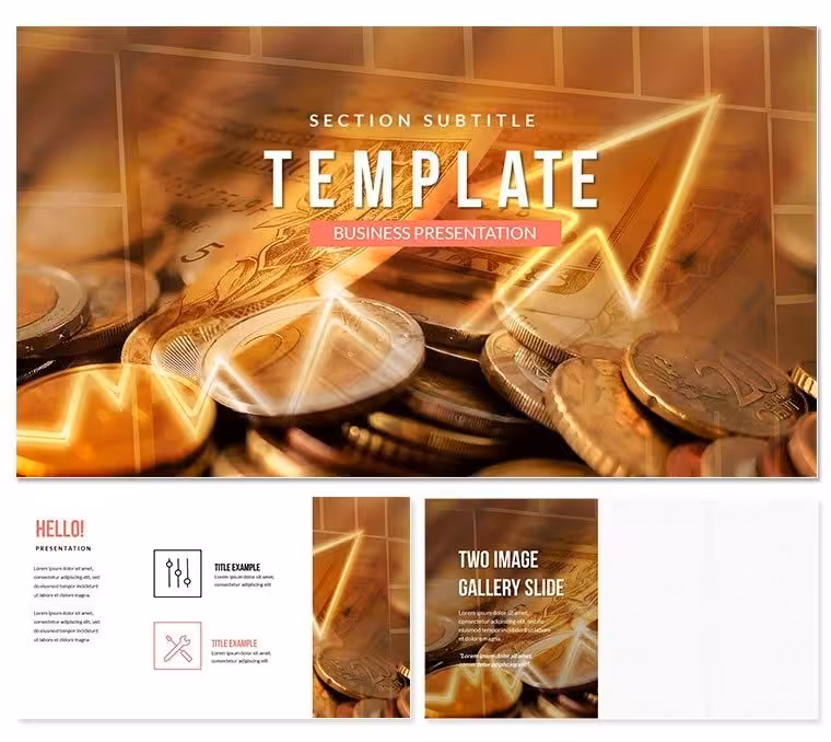 Calculator, Foreign Exchange Rates PowerPoint templates