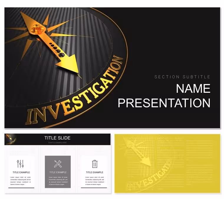 Financial Investigation PowerPoint Template