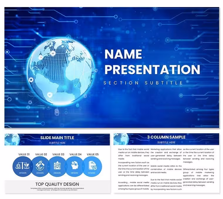 Keynote Template for Unlocking the Full Potential of the Internet Network
