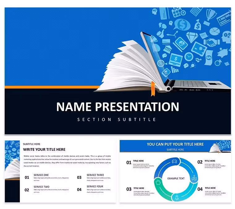Digital Learning Keynote Template: Streamline Your Virtual Teaching Journey