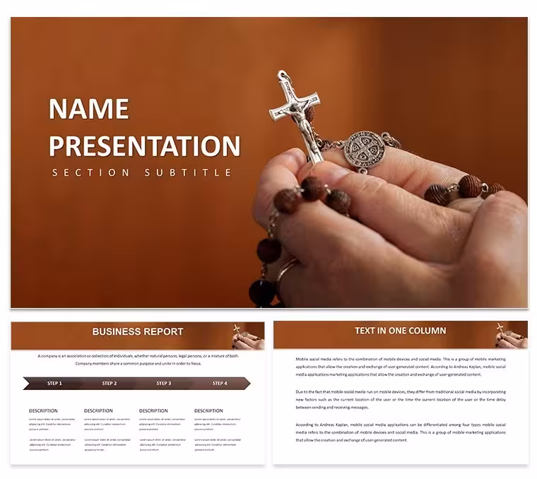 Path to Enlightenment: Keynote Template Illuminating Faith Journeys