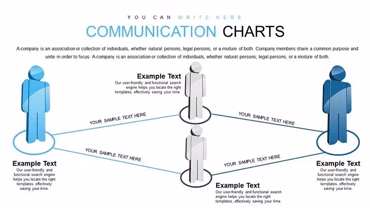 Communication Keynote Charts Template