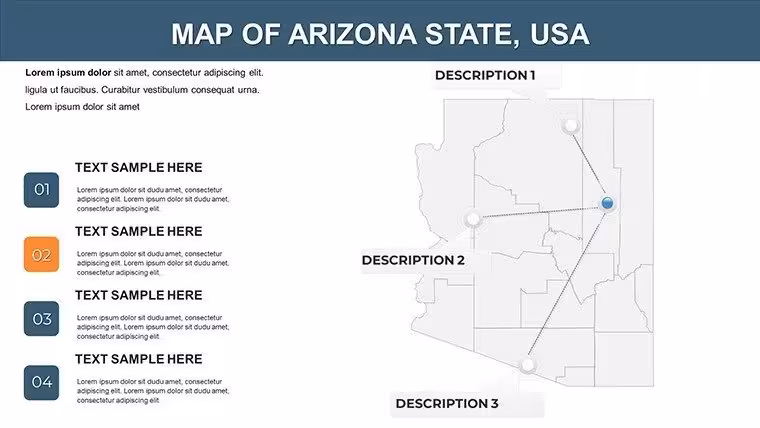 Download USA Arizona Counties PowerPoint maps