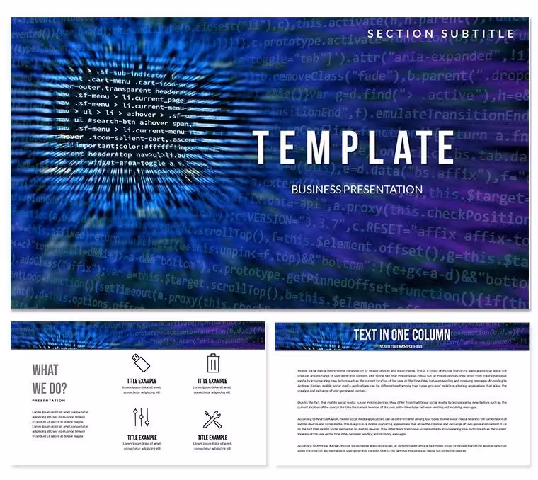 Software Code PowerPoint templates