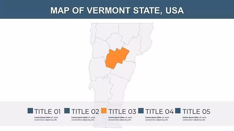 Vermont Map Keynote Template - Fully Editable | Instant Download | ImagineLayout