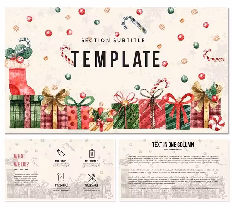 Fairy Christmas PowerPoint templates