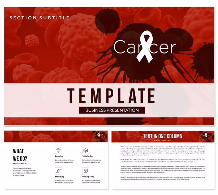 ONCOLOGY: Cancer Symptoms Presentation Templates