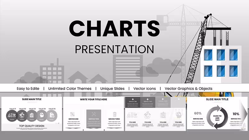 Construction PowerPoint Charts: Pro Company Templates