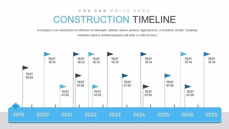 Construction Timeline PowerPoint Charts: Streamline Projects