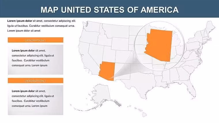 Download United States of America with Counties PowerPoint maps