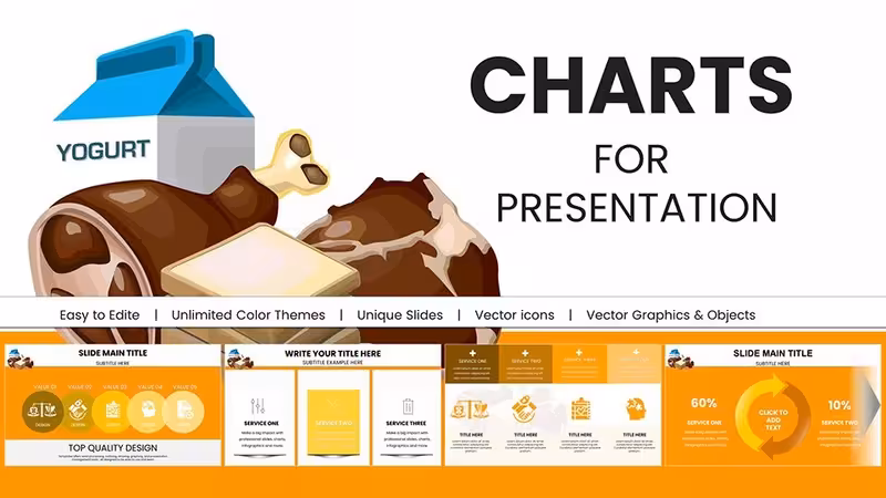 Vitamin B Benefits PowerPoint Charts Template