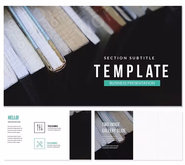 Book Store Online PowerPoint templates Presentation