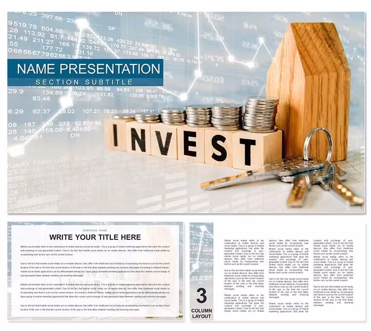 Financial Success with Our How to Invest Money PowerPoint Template