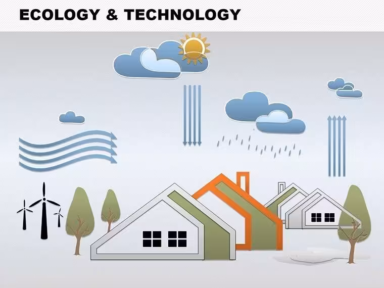 Ecology Tech PowerPoint Charts - Fully Editable