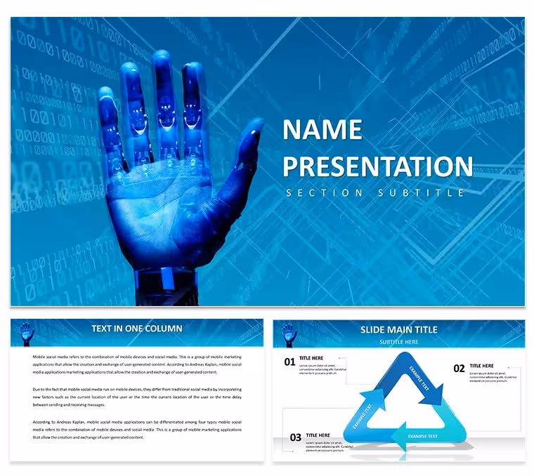 AI Future of Work PowerPoint Template: Transform Careers