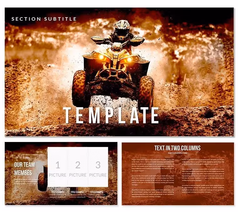 Quad Bike PowerPoint templates