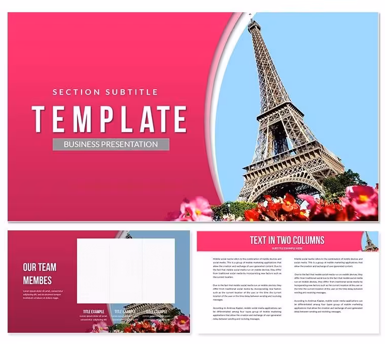 Eiffel Tower Paris PowerPoint templates