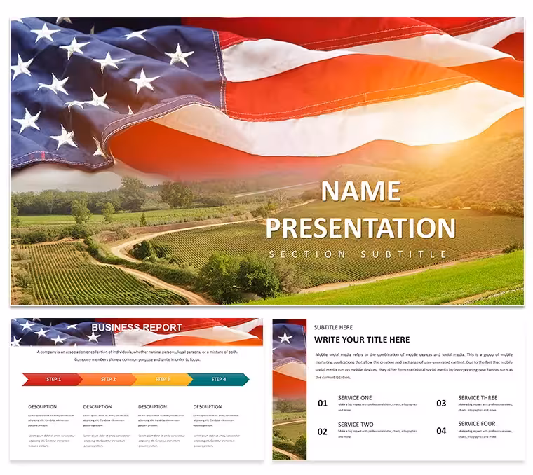 United States History PowerPoint Template: Presentation