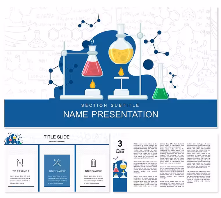 Chemical Definition PowerPoint Template for Professional Presentations