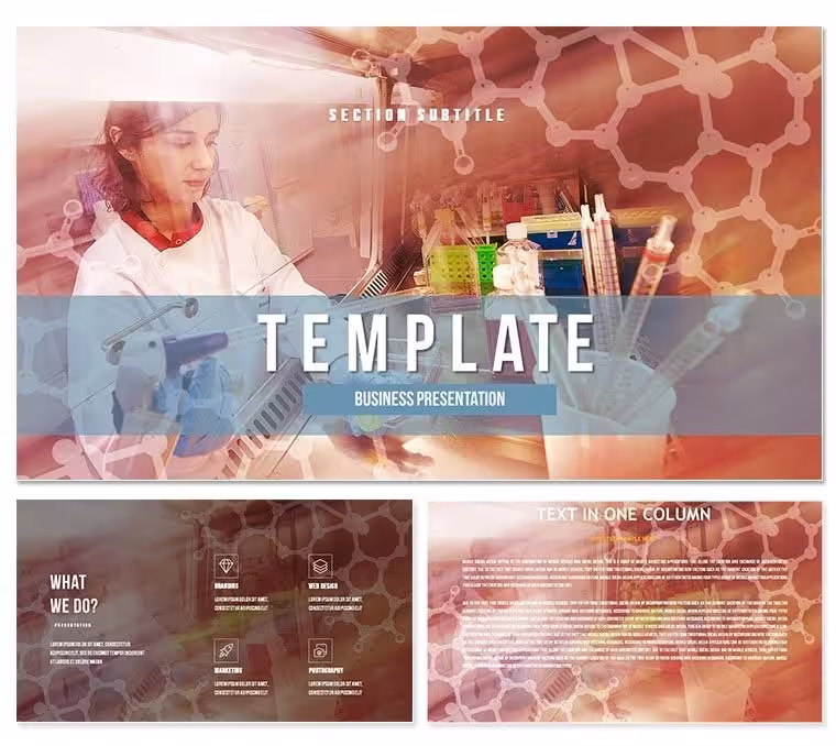 Laboratory Work PowerPoint template