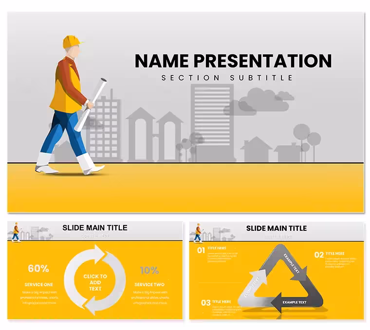 Architectural Company PowerPoint Template: Elevate Your Project Portfolios