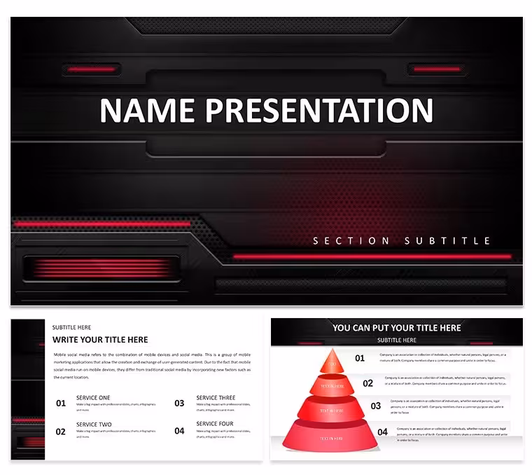 IT Technology Professional Keynote Template