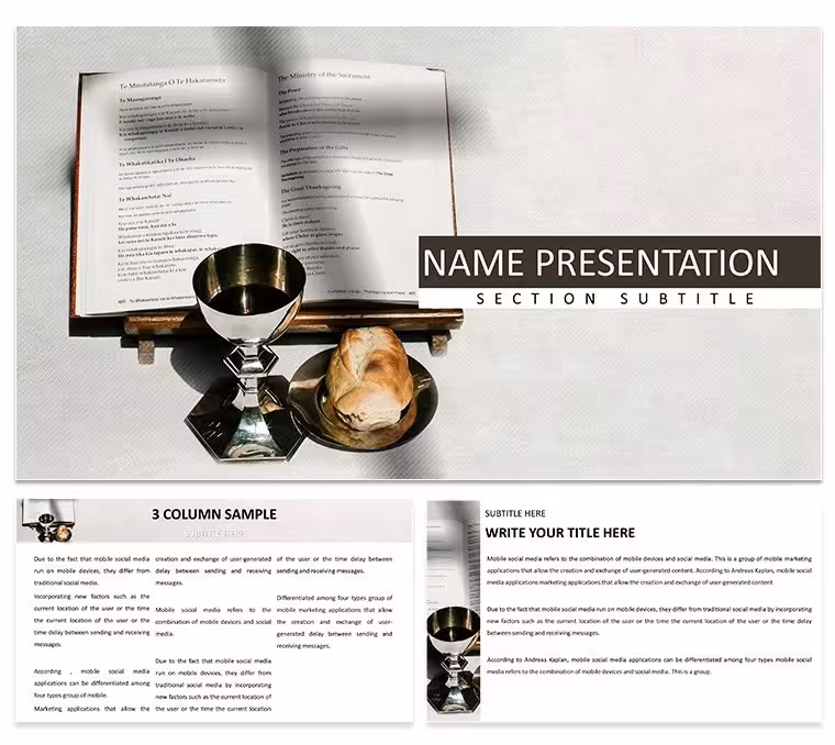 Liturgy PowerPoint Template for Religious Presentations