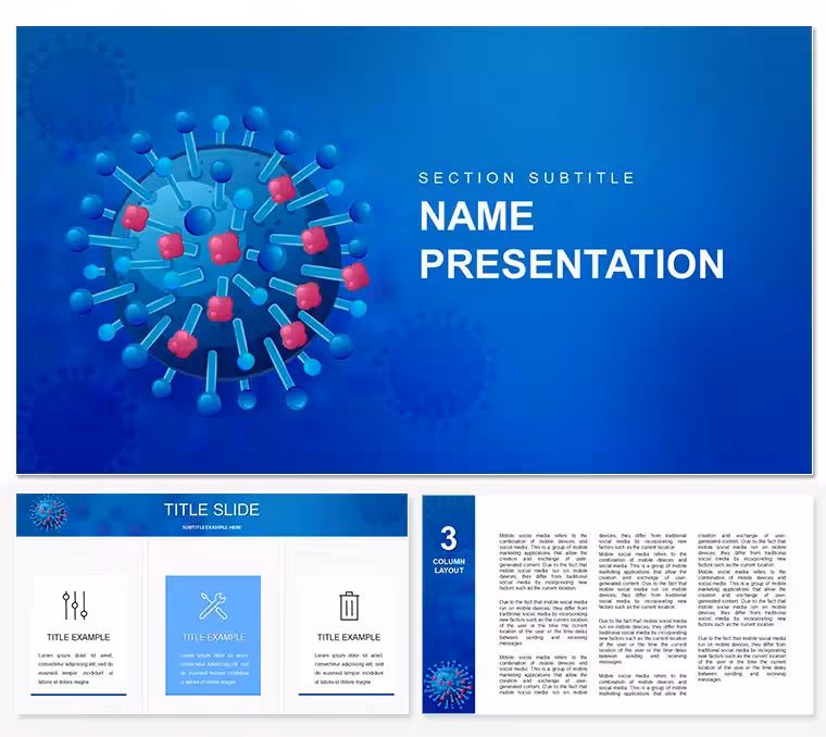 Ultimate Virus Infection PowerPoint Template - Showcase Virus Symptoms