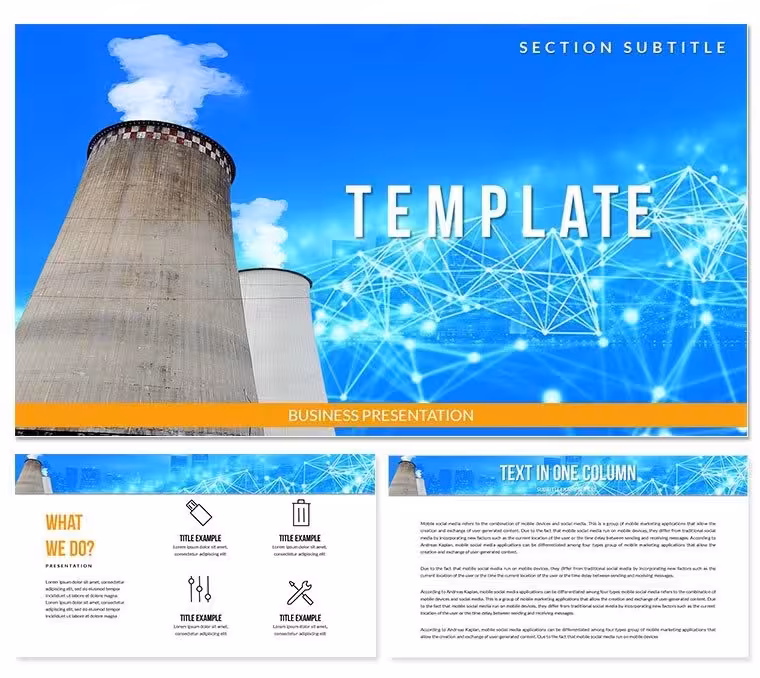 Power Station PowerPoint templates