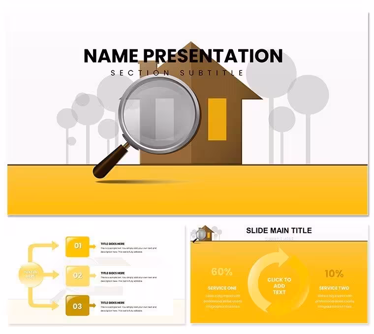 Search House Keynote Template: Hunt Down Winning Real Estate Pitches