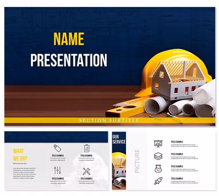 Construction Companies PowerPoint template
