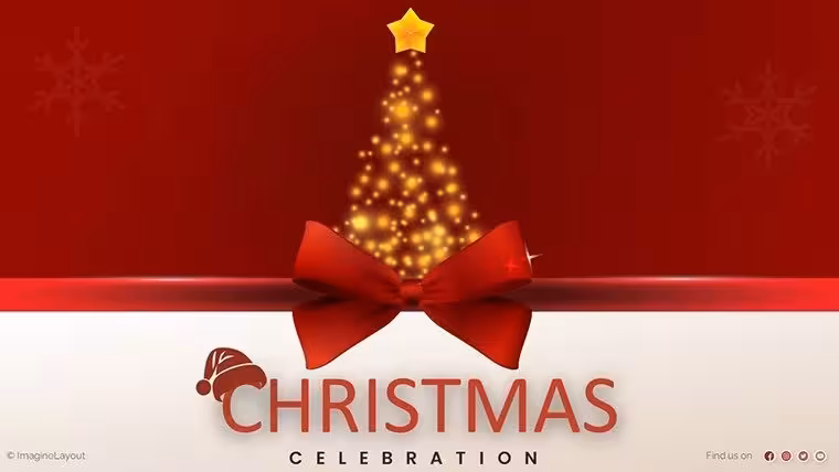 Merry Christmas PowerPoint Charts Template