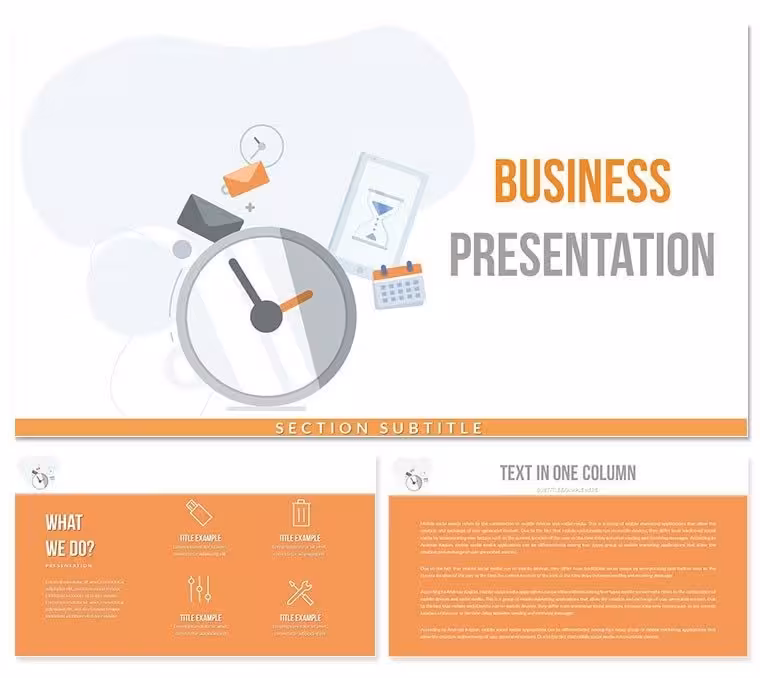 Money Per Hour PowerPoint Templates