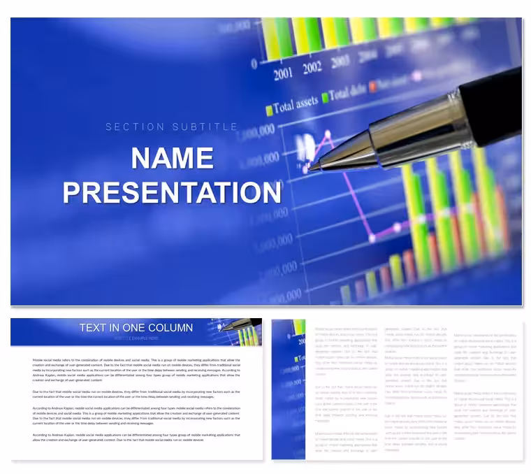 Dynamic Business Analysis PowerPoint Template: Igniting Strategic Sparks