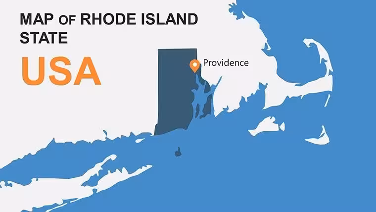 Rhode Island USA Keynote Map Template: Unlock Detailed State Insights