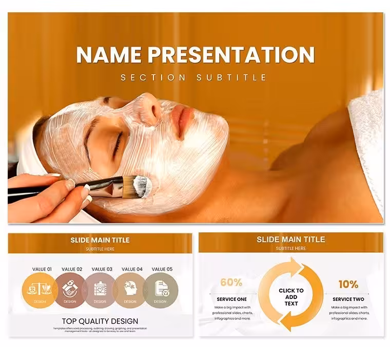 DIY Face Mask Spa Keynote Template: Your At-Home Glow Guide