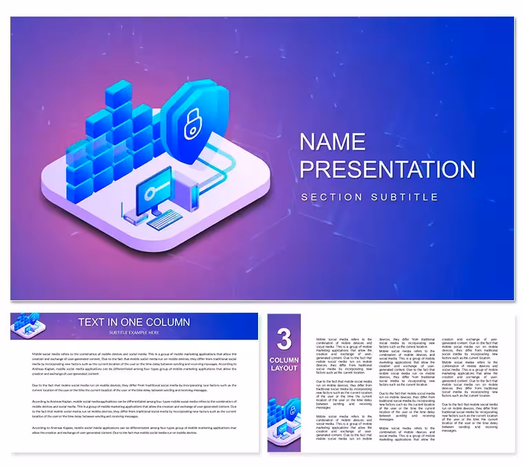 Security Systems PowerPoint template