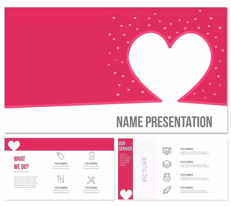 Valentine Day Celebration PowerPoint Template - Download Presentation
