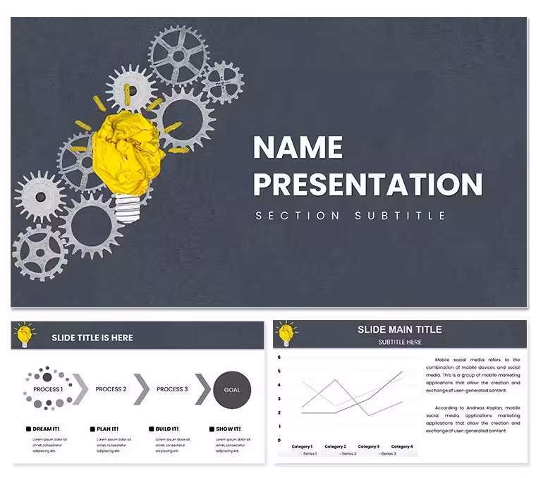 Action-Packed Marketing Keynote Template