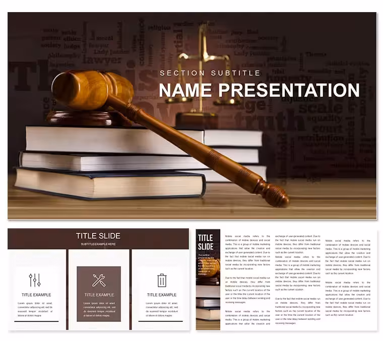 Law Court PowerPoint Template: Justice in Every Slide