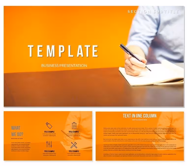 Business Success PowerPoint Template Presentation