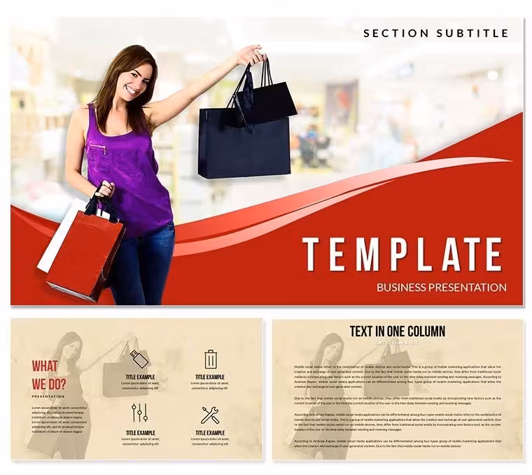 Designer Handbags for Women PowerPoint templates
