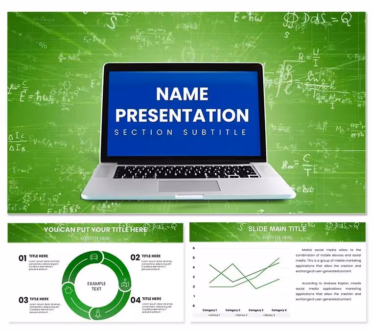 Engaging Online Math Lessons Keynote Template