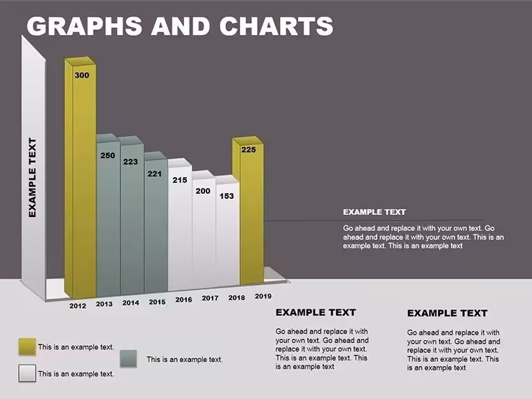 3D PowerPoint Graphs and Charts Template Presentation, Download PPT
