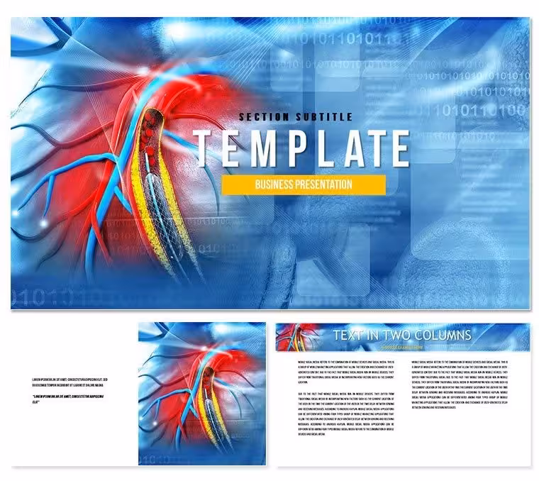 Cardiovascular shunts - PowerPoint Presentation Template